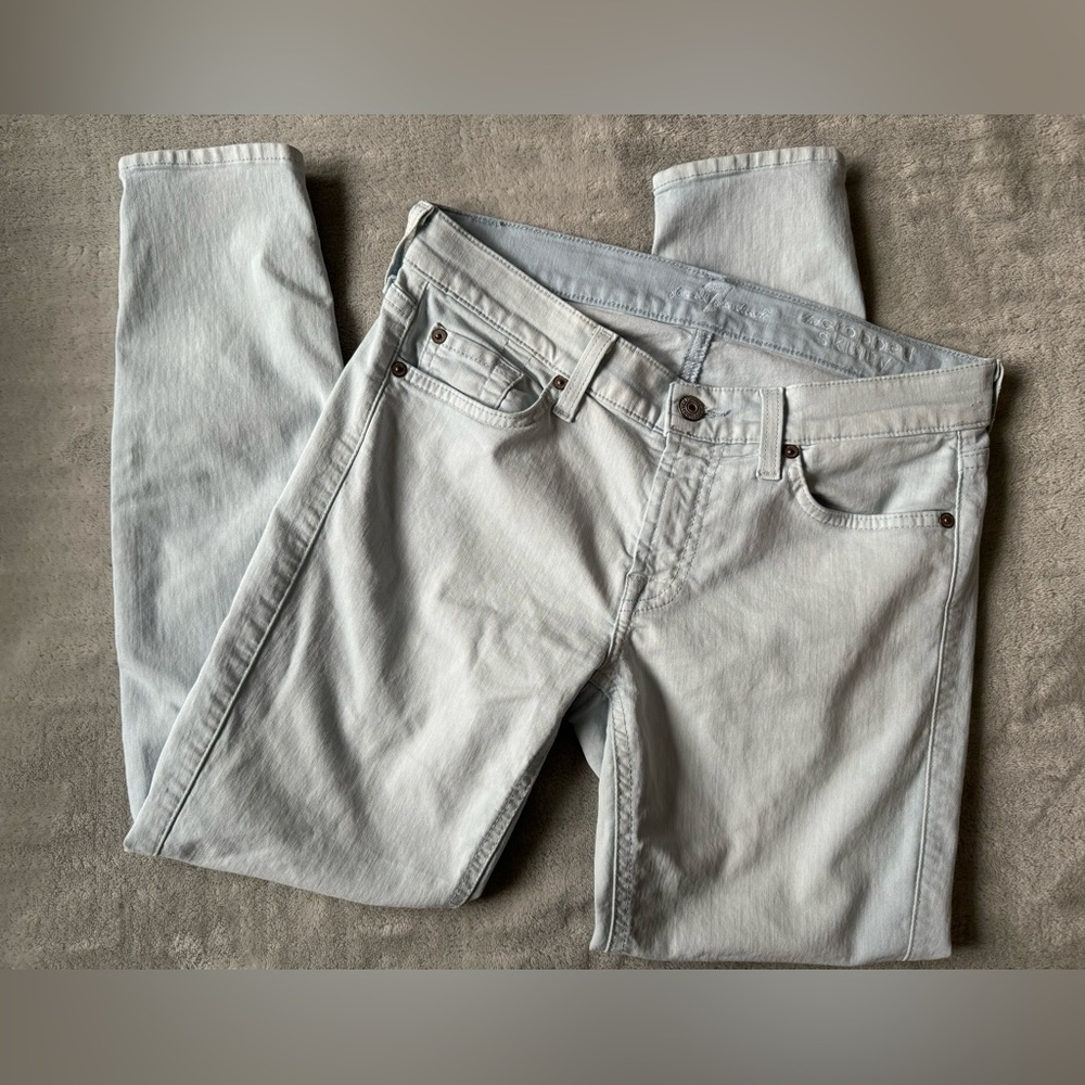 7 For All Mankind cropped skinny Jeans
